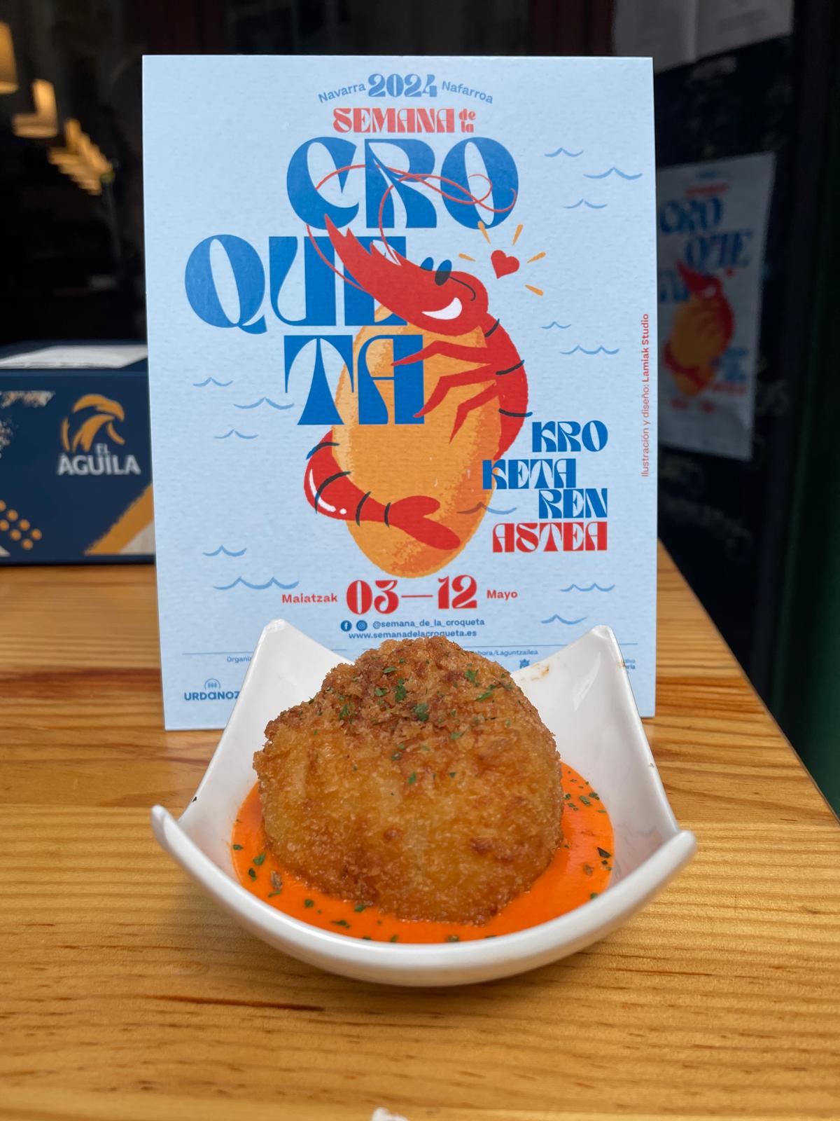 la navarrica croqueta bar el mentidero pamplona